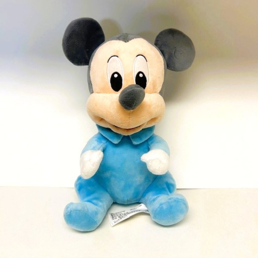 Disney Baby Micky Mouse Velour Plush Clean 10 in